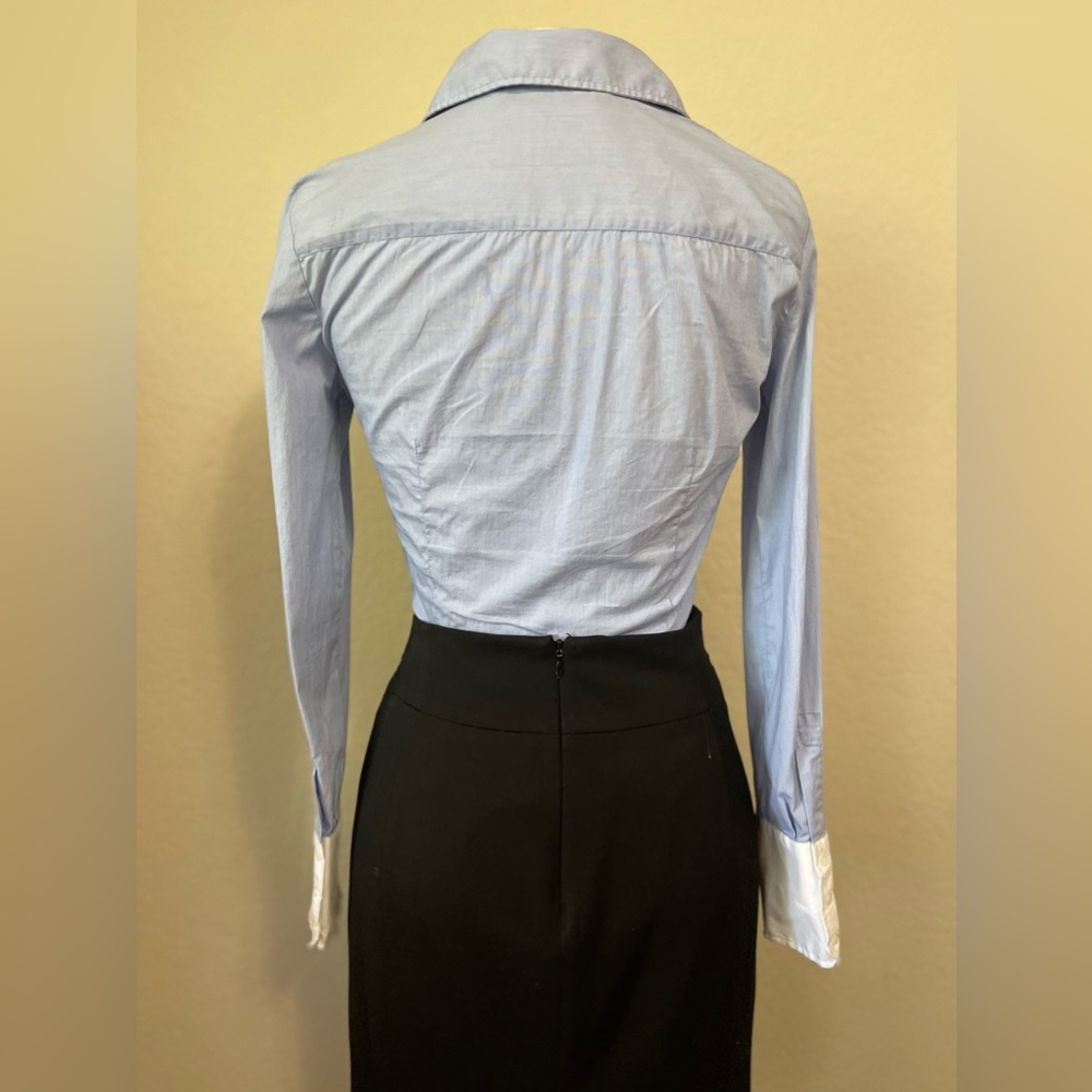ZARA Basic Button down top - Picture 3 of 8